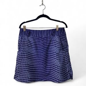 adidas Navy Geometric Skort
